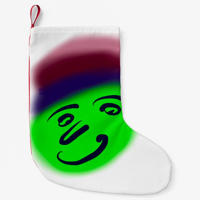 Meia De Natal Pequena Elf Stocking (Frente)