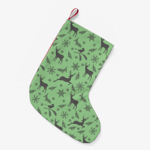 Meia De Natal Pequena Encantado no Natal dos Veados