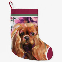 Meia De Natal Pequena Enfeites de natal Ruby Cavalier| Reserva