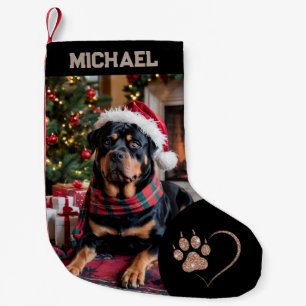 Meia De Natal Pequena enviar imagem Cachorro Foto Personalizada texto Pe