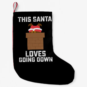 Meia De Natal Pequena Este Papai Noel Ama Descer Natal Engraçado