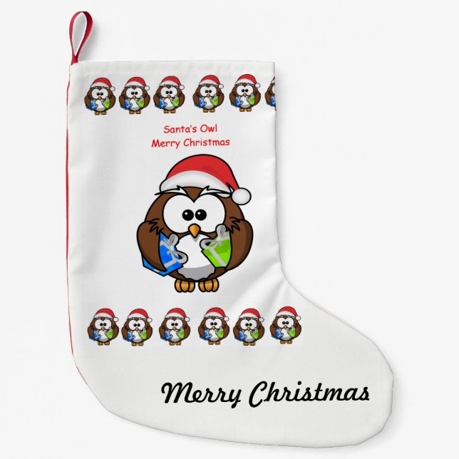 Meia De Natal Pequena estocagem de Natal (Frente)