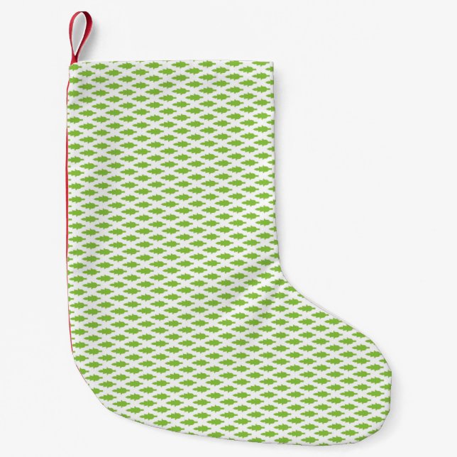 Meia De Natal Pequena Estoque de Natal (Frente)