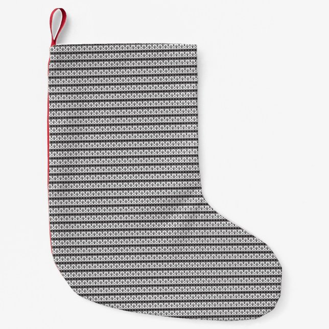 Meia De Natal Pequena Estoque de Natal (Frente)