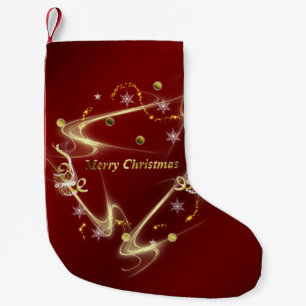 Meia De Natal Pequena estoque de natal alegre