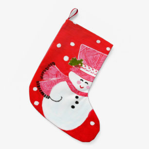 Meia De Natal Pequena Estoque de Natal de papais noeis