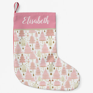 Meia De Natal Pequena Estoque de Natal Personalizado com Feriado de Nome