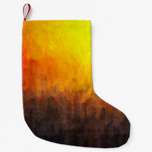 Meia De Natal Pequena Estrutura digital da pintura. Abstrato art vintag