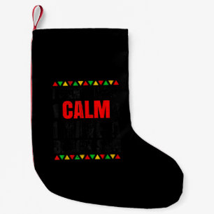 Meia De Natal Pequena Eu Tenho Um Presente De Filho Negro Para O Pai Da