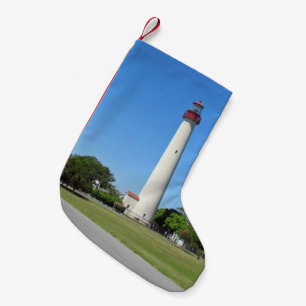 Meia De Natal Pequena Farol de Cabo maio