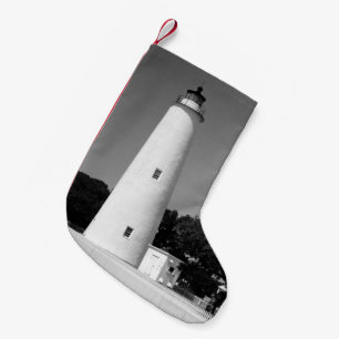 Meia De Natal Pequena Farol Ocracoke