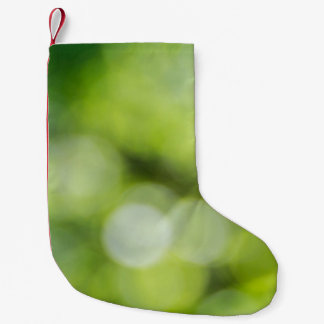 Meia De Natal Pequena Farol verde e amarelo