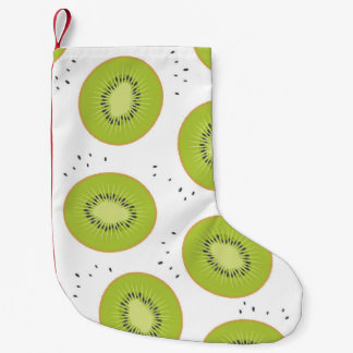 Meia De Natal Pequena Fatias de fruta de Kiwi, ilustração perfeita.