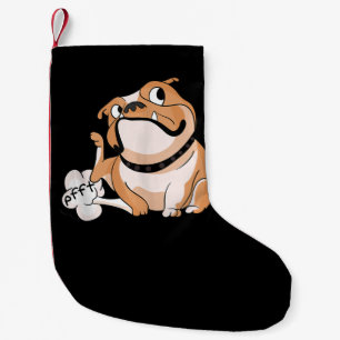 Meia De Natal Pequena Fazendo Camisola O Lover O Cachorro Engraçado Mã