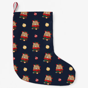 Meia De Natal Pequena Feliz e Simples Feliz Natal