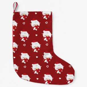 Meia De Natal Pequena Feliz e Simples Feliz Natal