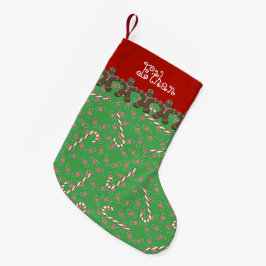 Meia De Natal Pequena Feriado de Ethan Gingercake Men