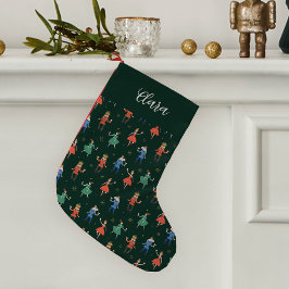Meia De Natal Pequena Festa de Coquetel do Quebra-Nozes Personalizada