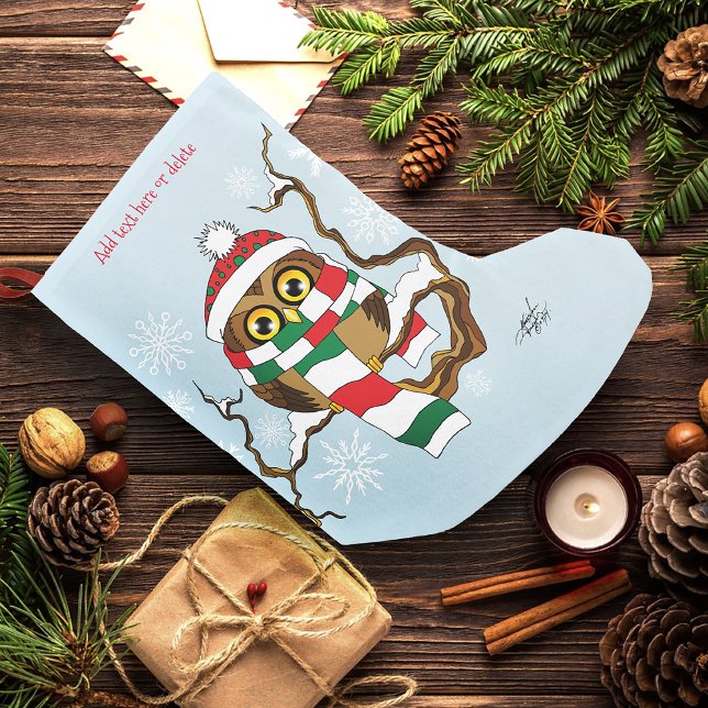 Meia De Natal Pequena Floco de Neve de Natal (Criador carregado)