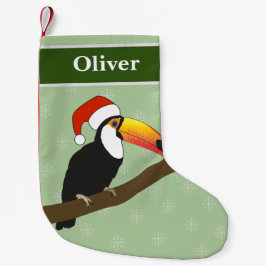 Meia De Natal Pequena Flocos de Neve de Natal do Tucano illusima