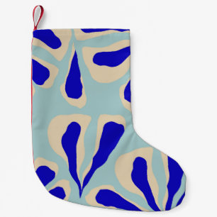 Meia De Natal Pequena Floral Contemporâneo: Moda Sem Costura.