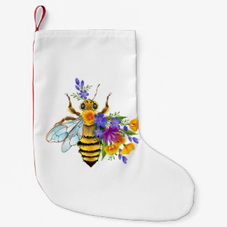Meia De Natal Pequena Flower bee with wild plants