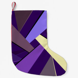 Meia De Natal Pequena Forma Geométrica Abstrata 5