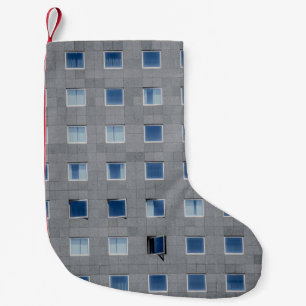 Meia De Natal Pequena fotografia de construção de cinzas