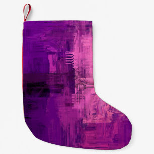 Meia De Natal Pequena fundo abstrato. Ilustração 2d. Retorno digital