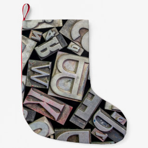 Meia De Natal Pequena fundo de dintage grunge letterpress me