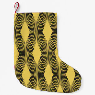 Meia De Natal Pequena fundo geométrico abstrato. Art Deco ilustres