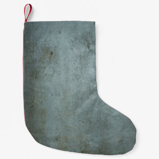 Meia De Natal Pequena Fundo metálico