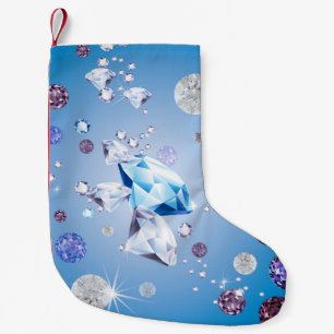 Meia De Natal Pequena Galáxia Diamante 4