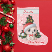 Gato Clássico de Decor de Natal Rosa