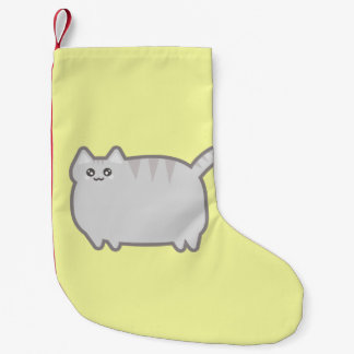 Meia De Natal Pequena Gato da gordura de Kawaii