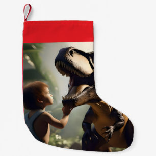 Meia De Natal Pequena Gentil Giant: O amável T-Rex que ama um Pat