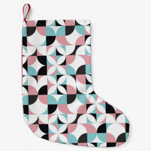 Meia De Natal Pequena Geometria minimalista, estilo escandinavo trabalho