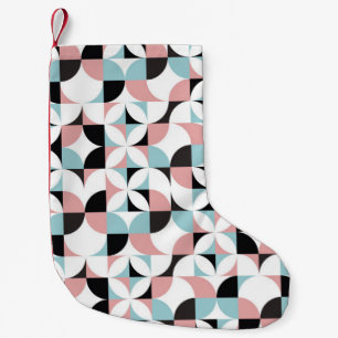 Meia De Natal Pequena Geometria minimalista, estilo escandinavo trabalho