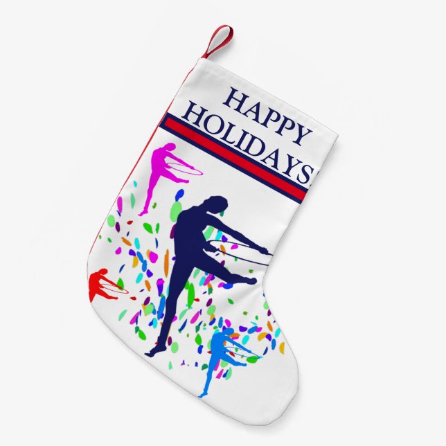 MEIA DE NATAL PEQUENA GINÁSTICO ARTISTA (Frente (Pendurada))