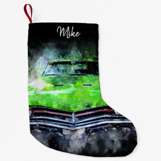 Meia De Natal Pequena Grelha de Hot Rod Estilizada Personalizada