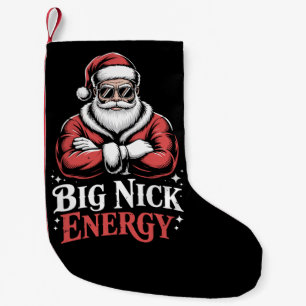 Meia De Natal Pequena Grunt Style Grande Energia Nick Engraçado Natal 