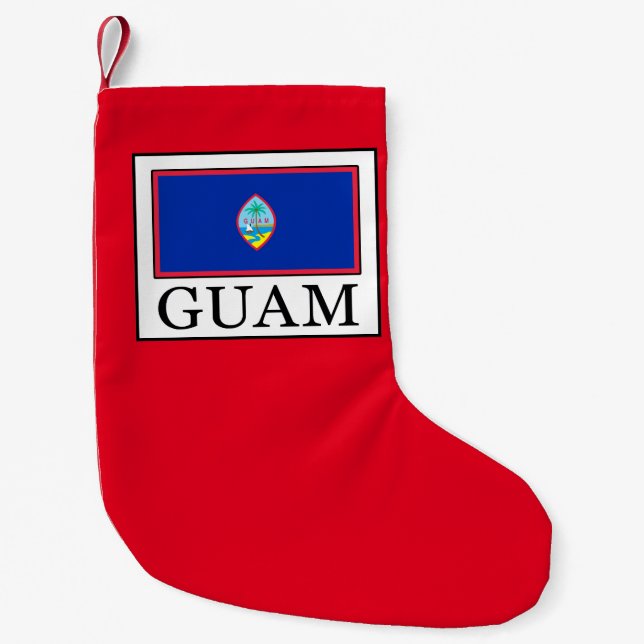 Meia De Natal Pequena Guam (Frente)