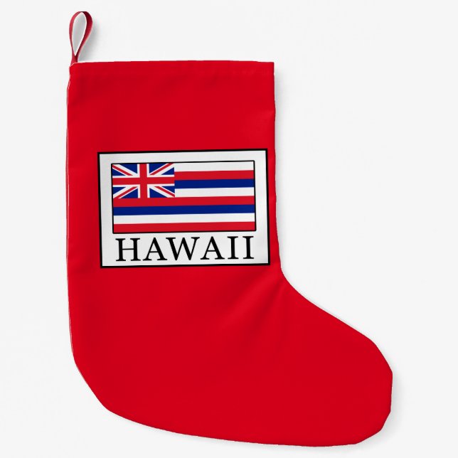 Meia De Natal Pequena Havaí (Frente)