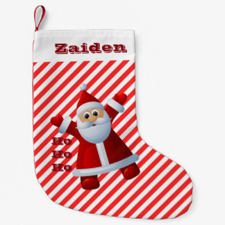 Meia De Natal Pequena Hei! Hei! Hei! Santa Claus Merry Christmas Candy C