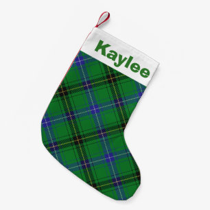 Meia De Natal Pequena Holiday Charm Clan Henderson Tartan