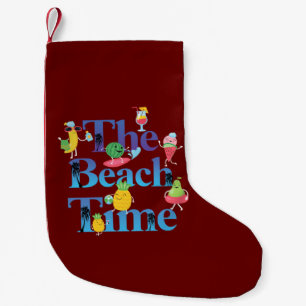 Meia De Natal Pequena Hora da Praia