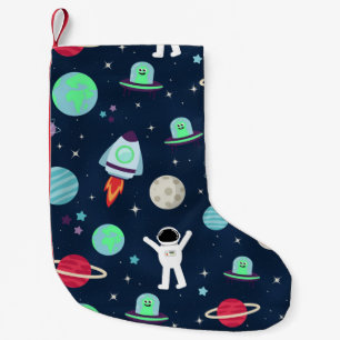 Meia De Natal Pequena ilustração de padrão espacial