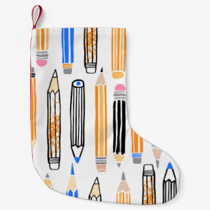 Meia De Natal Pequena Ilustração Desenhada à Mão Escolar