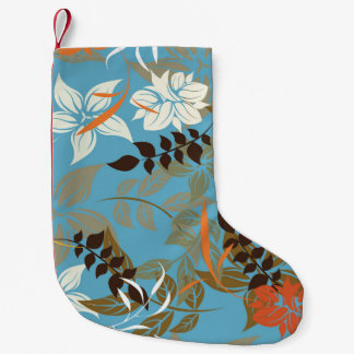 Meia De Natal Pequena Ilustração do padrão floral: Vintage sem costura