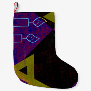 Meia De Natal Pequena Imagem temática de Hanukkah da SlipperyJoe's amare